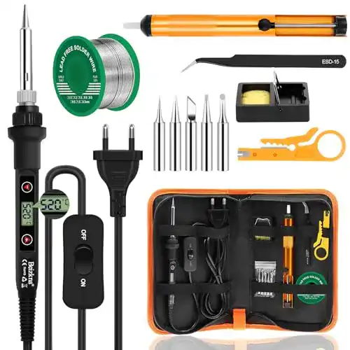 Mini-Lötkolben Beizkna Lötkolben Set 80W LCD Einstellbar