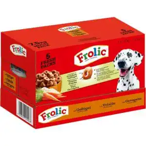 Frolic-Hundefutter Frolic Complete Hundefutter Geflügel, Gemüse