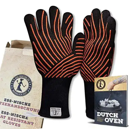 Grillhandschuhe Ess-Nische ® Hitzebeständig bis 500°C