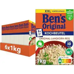 Reis BEN’S ORIGINAL Ben’s Original Original-Langkorn-, 6 x 1kg
