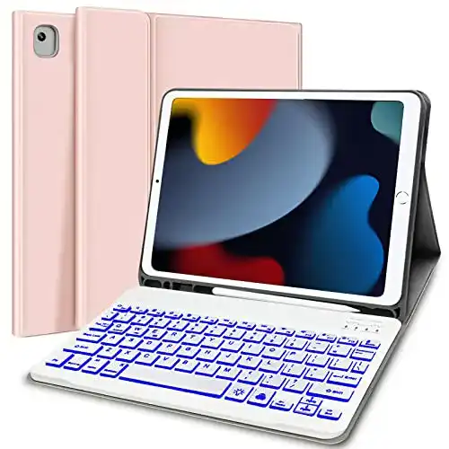 iPad-8-Generation-Tastatur Lachesis Tastatur Hülle für iPad 10.2