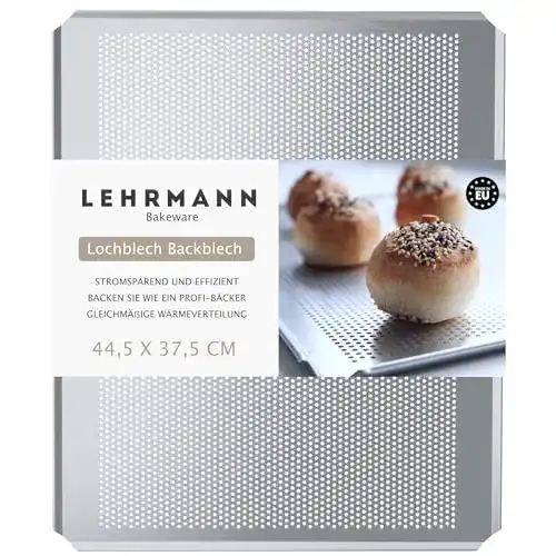 Lochblech LEHRMANN GMBH LEHRMANN Backblech perforiert 44,5 x 37,5 cm