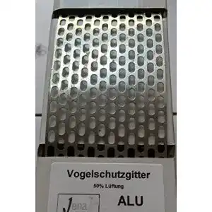 Lochblech Vogelschutzgitter Alu 100mm zu 10m