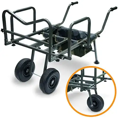 Angelwagen G8DS ® XXL Angel Trolley für 3 Ruten