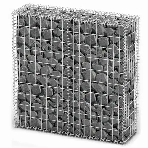 Gabionen vidaXL Gabione 100x100x30cm Steinkorb Stein Drahtkorb