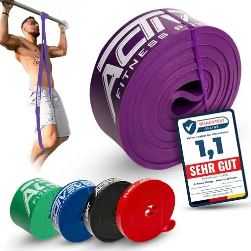 Power Band ActiveVikings ® Pull-Up Fitnessbänder | Perfekt