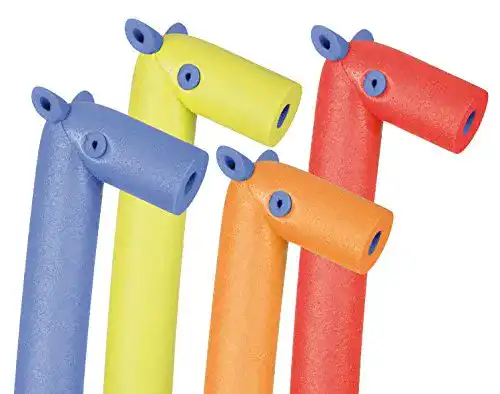 Schwimmnudel Comfy 4 Stück Wassernudel Kinder Poolnudel Pony