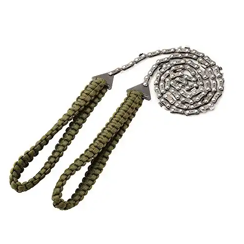 Drahtsäge Skyocean, mit Paracord-Griff, inkl. Gürteltasche
