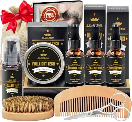 Bartpflege-Set FULLLIGHT TECH Bartpflege Set mit Bartshampoo