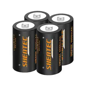 Baby C Akku Shentec 4 Stück C Akku Batterien 5000mAh 1.2V