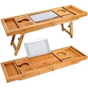 Badewannenablage autumndeer Badewanne Caddy & Laptop-Bett