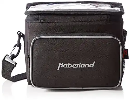 Fahrrad-Lenkertaschen Haberland Classic Lenkertasche, schwarz