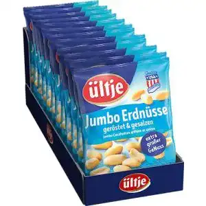 Gesalzene Erdnüsse ültje Jumbo Erdnüsse geröstet & gesalzen 12er