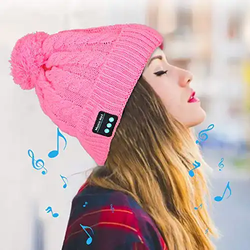 Bluetooth-Mütze Miserwe Bluetooth Beanie Mütze Kabellose 5.0