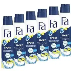 Sport-Deo Fa Sport 48h Deospray, 6er Pack