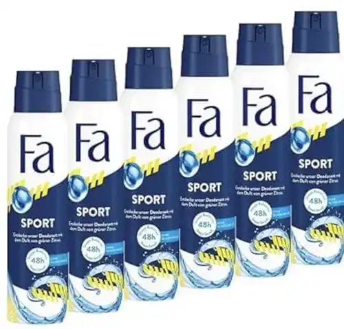 Sport-Deo Fa Sport 48h Deospray, 6er Pack