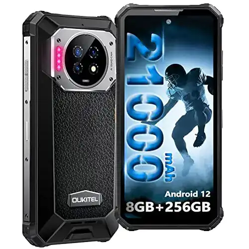Dual-SIM-Handy OUKITEL 21000mAh Großer Akku WP19 8GB