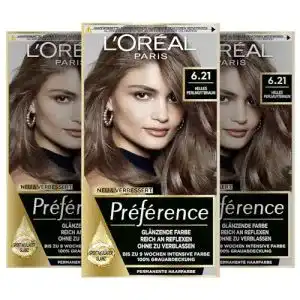 Braune Haarfarbe L’Oréal Paris Permanente Haarfarbe, Haarfärbeset
