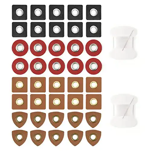 Ösen-Patches GEBAUM 4 Arten von Ösenpatch 40 Stück, Schick