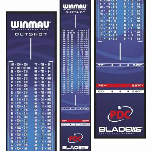 Dartteppich WINMAU Outshot Soft-Feel Dart Matte