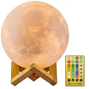 Mond-Lampe NSL Lighting Mondlampe 15 cm 16 LED-Farben