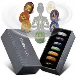 Chakra-Steine PURAJA Premium Chakra Set