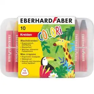 Wachsmalstifte Eberhard Faber 524011 Wachsmalkreiden dreiflächig