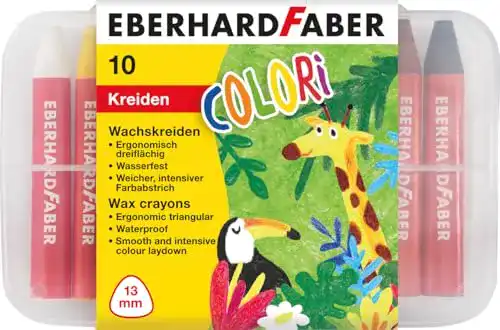 Wachsmalstifte Eberhard Faber 524011 Wachsmalkreiden dreiflächig