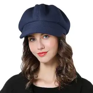 Ballonmütze Superora Damen Schirmmütze Barett Cap Gatsby