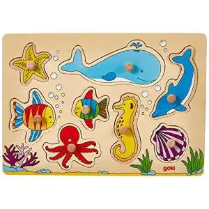 Steckpuzzle goki 57953 , Bunt