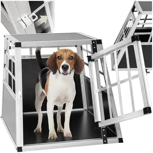 Hundetransportbox Alu TecTake Alu Hundetransportbox