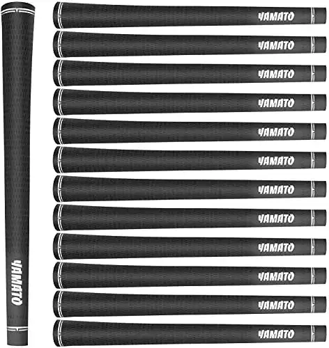 Golfgriffe yamato Black Nature Rubber Set