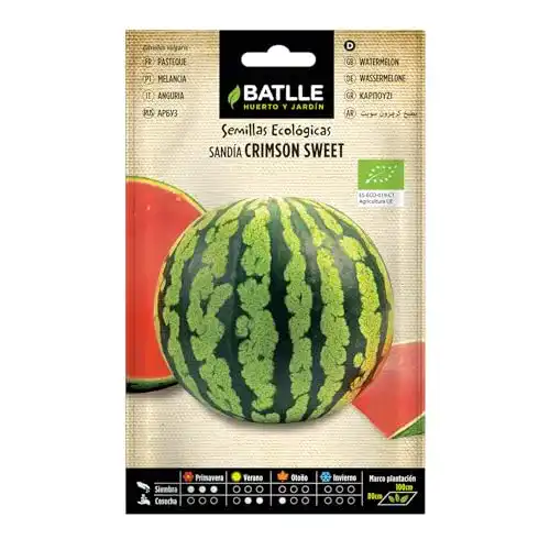 Wassermelonen-Samen Batlle Bio, Crimson Sweet, 60 Samen
