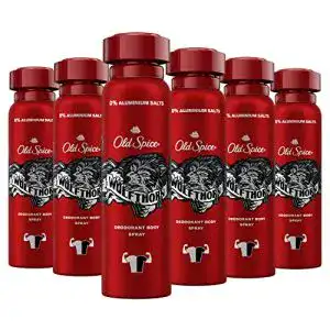 Old-Spice-Deo Old Spice Wolfthorn Deodorant Bodyspray 6er Pack