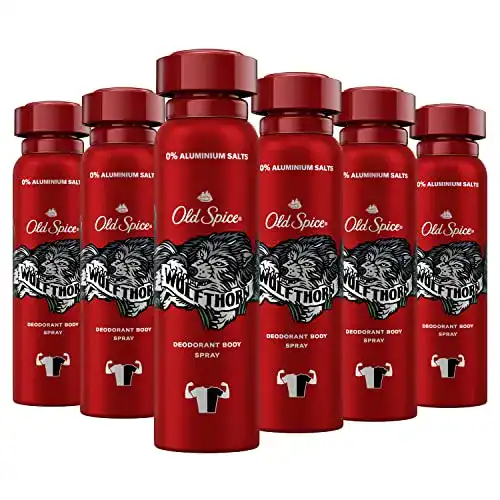 Old-Spice-Deo Old Spice Wolfthorn Deodorant Bodyspray 6er Pack