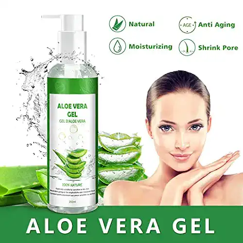After Sun Aloe vera CUSMAY Aloe Vera Gel 100% Pure