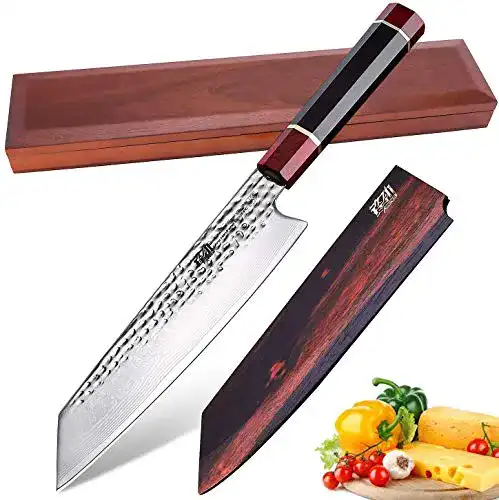 Kiritsuke-Messer UK-S Art ® „THE BEAST“ Damast, 22 cm Klinge