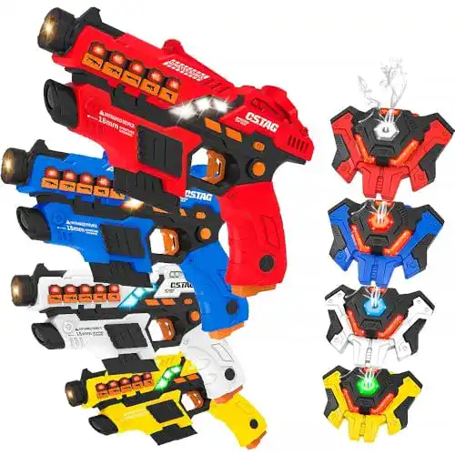 Lasertag-Set VATOS Laser Tag Spielzeug Pistole Sprühfunktion