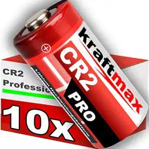 CR2-Batterie kraftmax 10er Pack CR2 Lithium Hochleistung