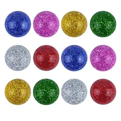 Flummis PartyPack 12X Glitter für Kinder-Geburtstag