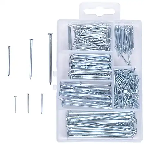 Eisennagel Chstarina 280 Stück Hardware-Nagel-Sortiment-Set