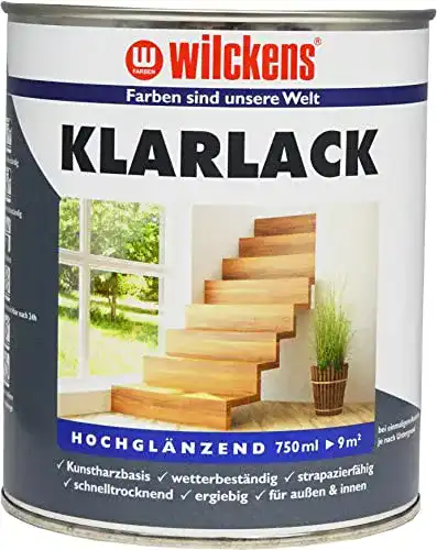 Klarlack Holz Wilckens Lacke Klarlack hochglänzend 750ml
