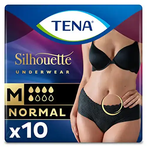 Tena-Windeln Tena Silhouette Noir, Einweg, Damen, mit Einlage