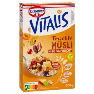 Vitalis-Müsli Dr. Oetker Vitalis Früchtemüsli, 500g