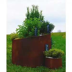 Kräuterspirale Novaliv Naturrost Kräuterschnecke (41 cm Hoch)