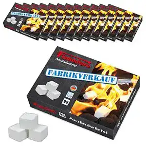 Grillanzünder FLAMMBURO 1152 Stück Anzündwürfel 12 x 96