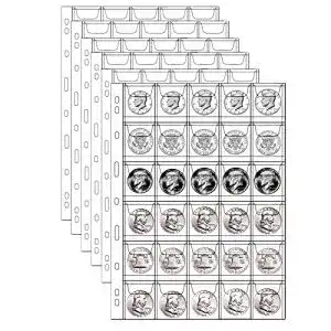 Münzhüllen MUROAD, 300 Tasche Münz-Aufbewahrung, 10er Pack