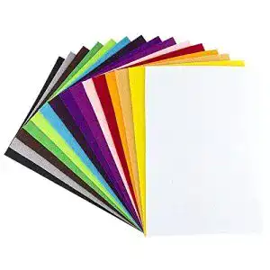 Filzstoff Ideen mit Herz Filz, 2mm stark, DIN A4, 15 Bogen | DIY