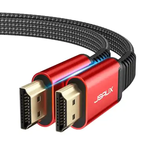 HDMI-Kabel (3m) JSAUX HDMI Kabel 3Meter, rot