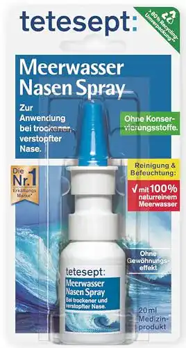 Allergie-Nasenspray tetesept Meerwasser Nasen Spray 1 x 20 ml